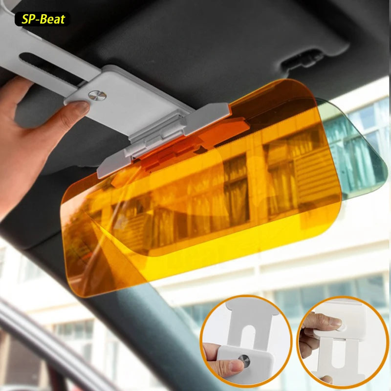 Car Anti-glare Glasses, Adjustable Sun Visor Extender, Day and Night Anti-high Beam, Car Anti-UV High-definition Goggles