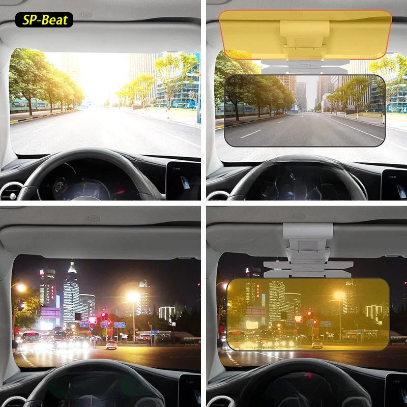 Car Anti-glare Glasses, Adjustable Sun Visor Extender, Day and Night Anti-high Beam, Car Anti-UV High-definition Goggles